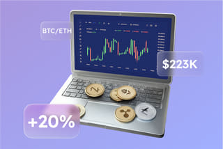 Visualisation technologique du système de trading automatisé par IA sur Brume Investif